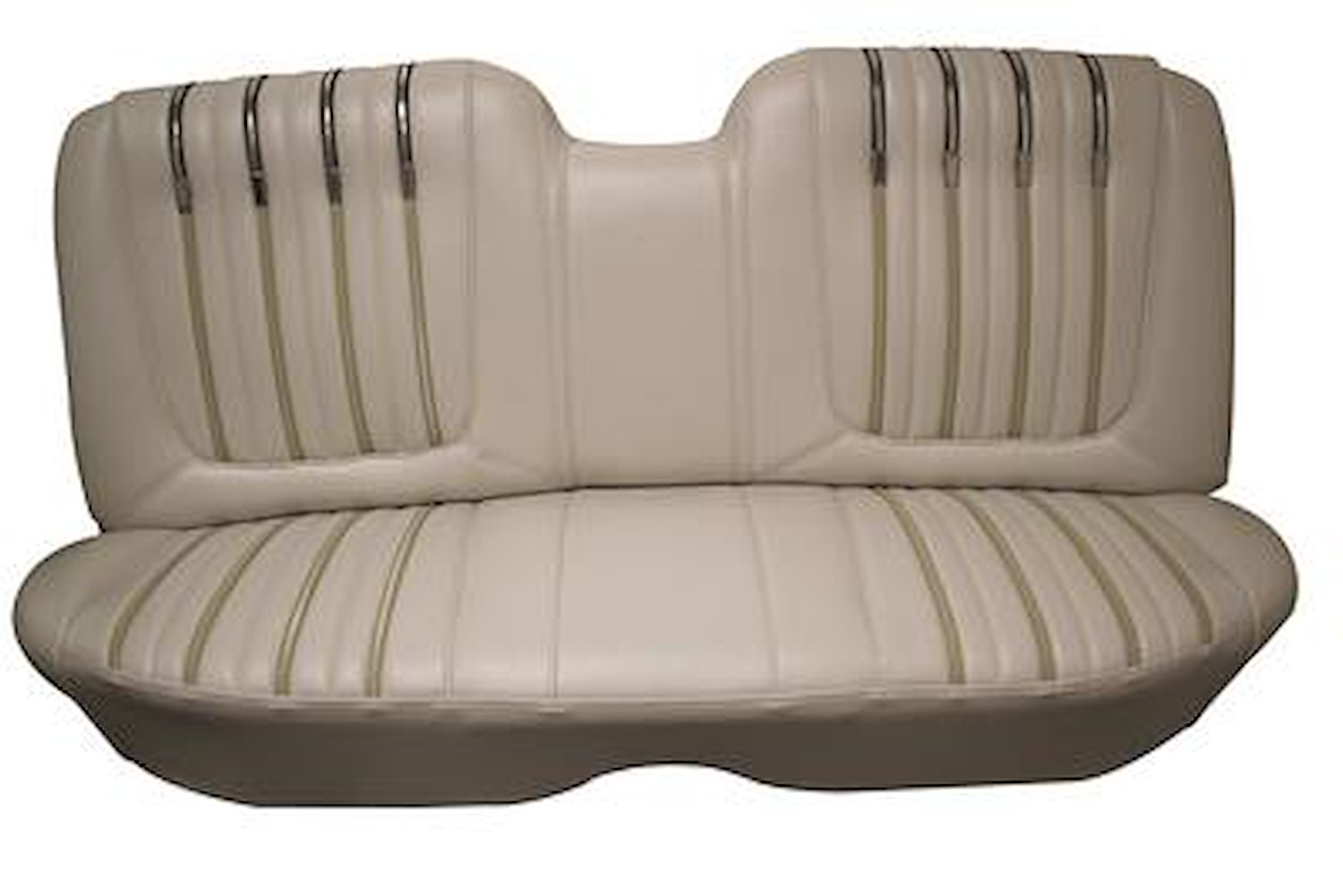 1962-1963 Ford Galaxie 500XL 2-Door Hardtop Interior Two-Tone Rear Bench Seat Upholstery Set