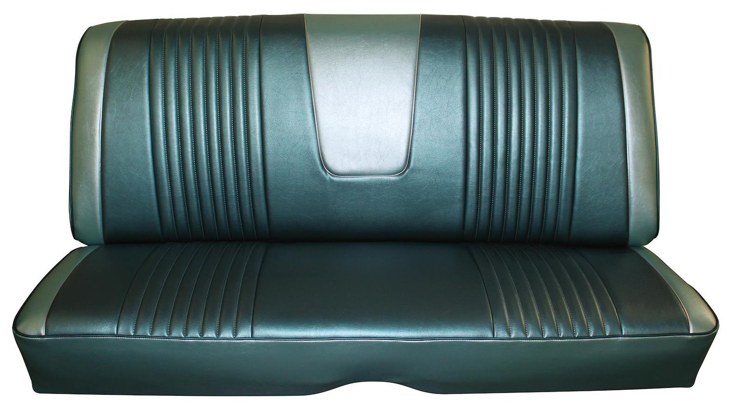 1963 Ford Galaxie 500 Fastback 2-Tone Interior Rear Bench Seat.