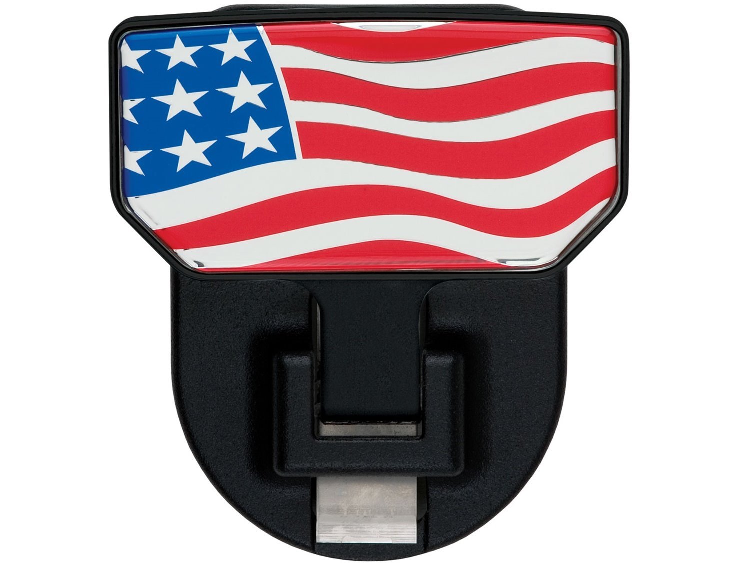 183032 HD Universal Hitch Step, Fits 2 in. Receiver [American Flag]