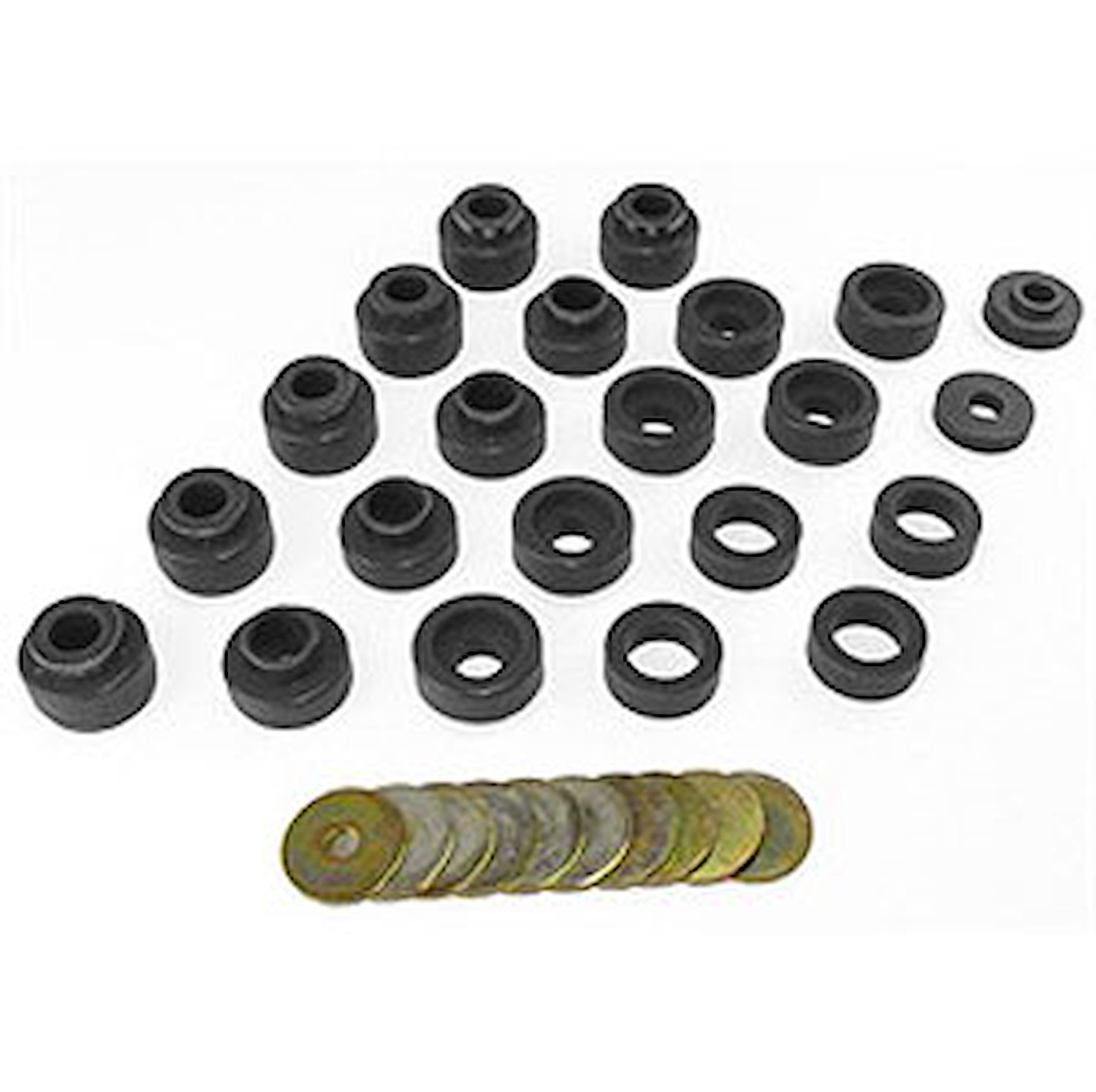 BUSHING WRANGLER BODY MOUNT 87-96 Black