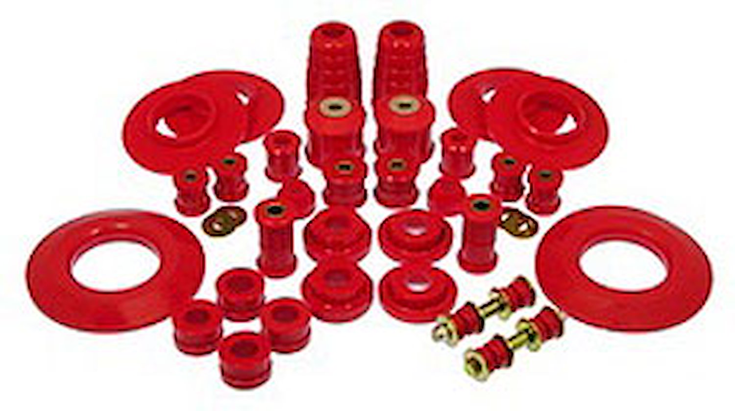 Total Kit Red Incl. C-Arm Front/Coil Isolators/Sway Bar