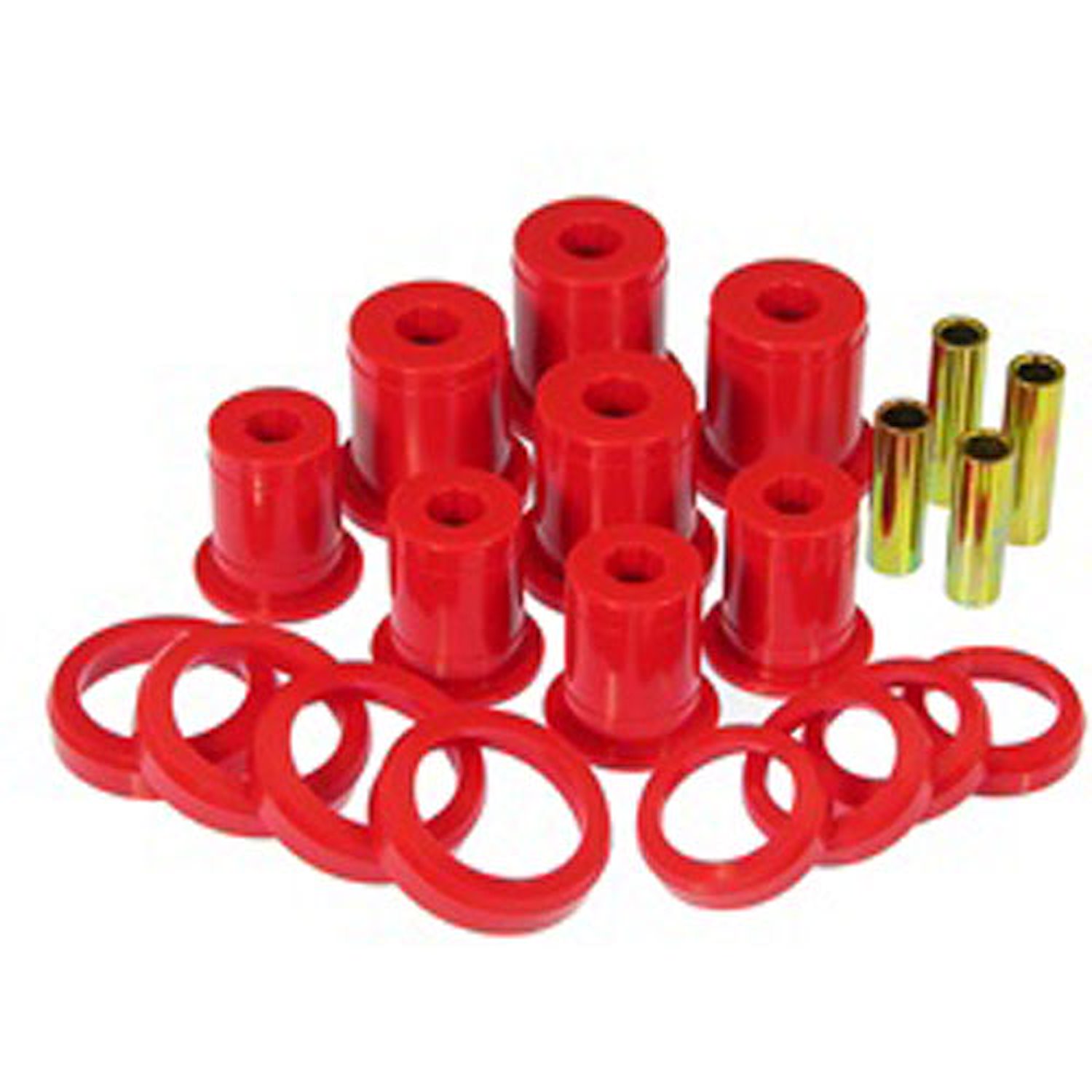 Control Arm Bushing Kit Red Front w/o Shells