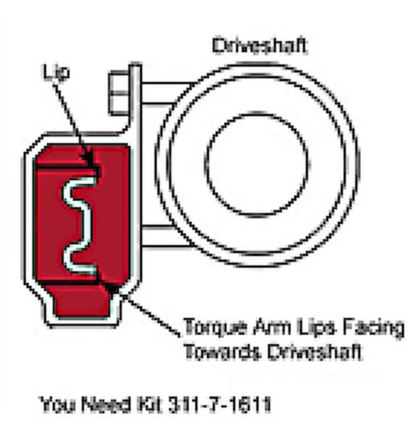 Torque Arm Bushing Rear Bushing Torque Arm to Differential