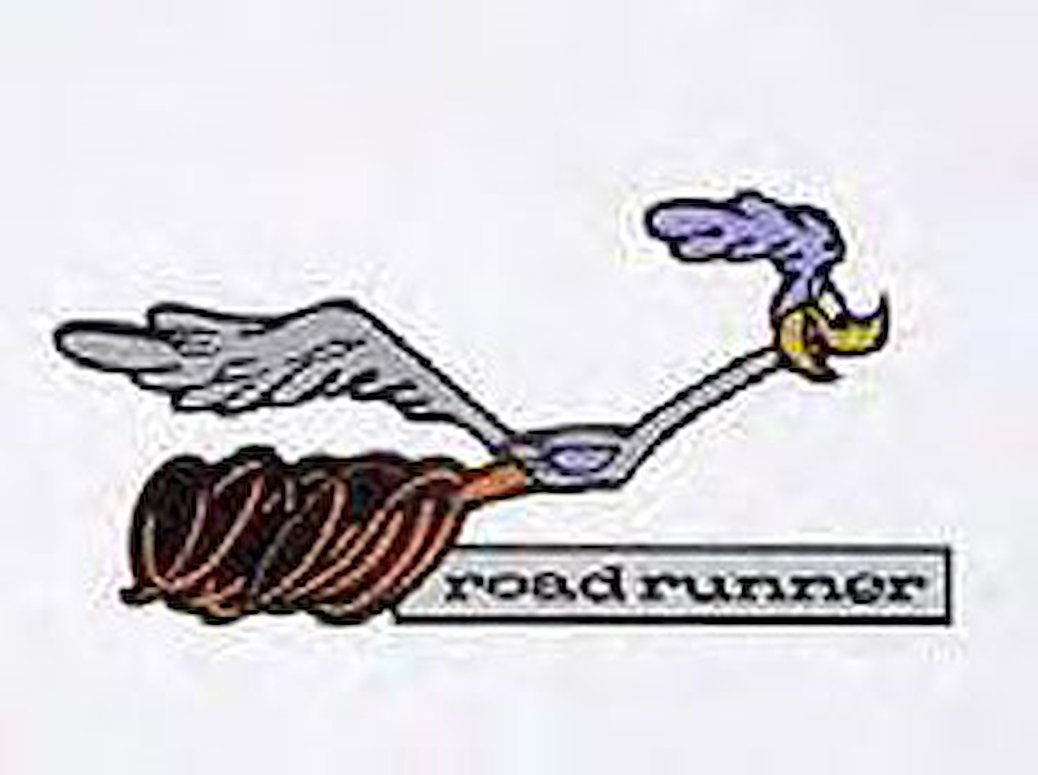 Road Runner Decal 1968 Road Runner