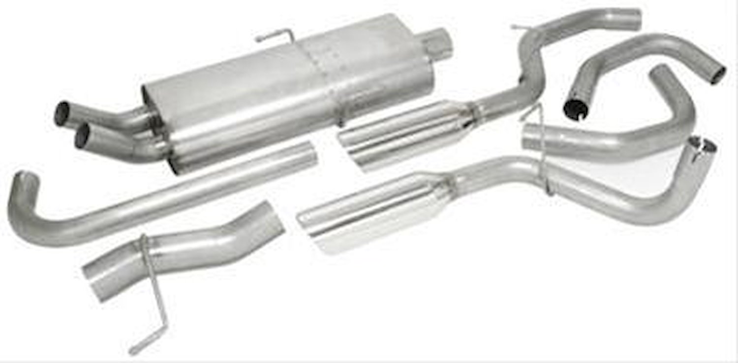 Cat-Back Exhaust System 2002-05 Jeep Liberty 3.7L