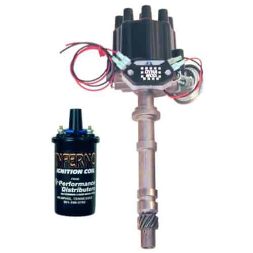 Tri-Power Ignition System Black for GM Small Block and Big Block V8