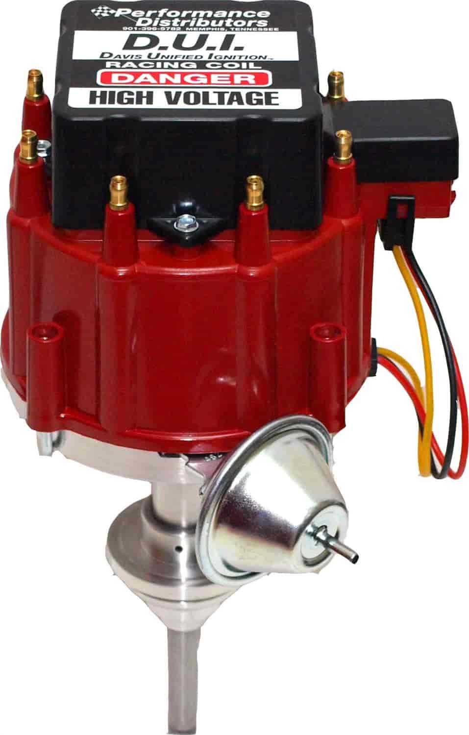 Distributor-Red Cap-Chrysler 318-344-360 cid Vacuum Advance