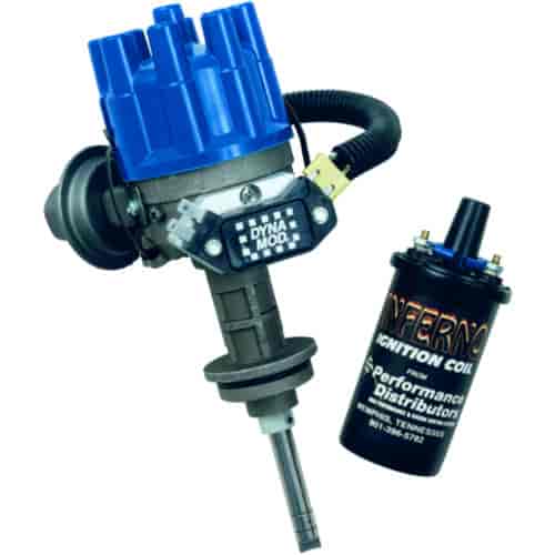 Tri-Power Ignition Systems Blue Dodge Small Block
