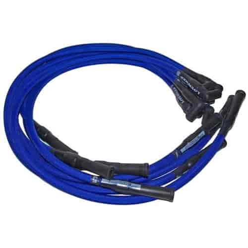 Plug Wires- HEI Term -Blue-B.B. Chevy- Stock Exhaust- Straight Boot