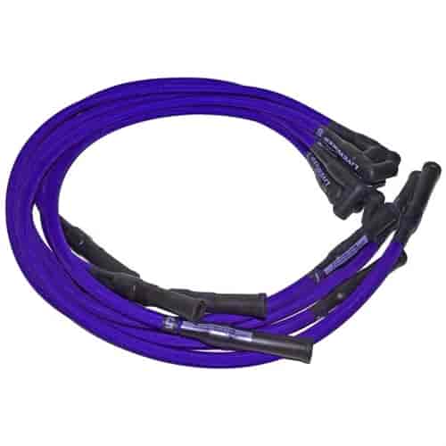 Plug Wires- HEI Term -Purple-B.B. Chevy- Stock Exhaust- Straight Boot