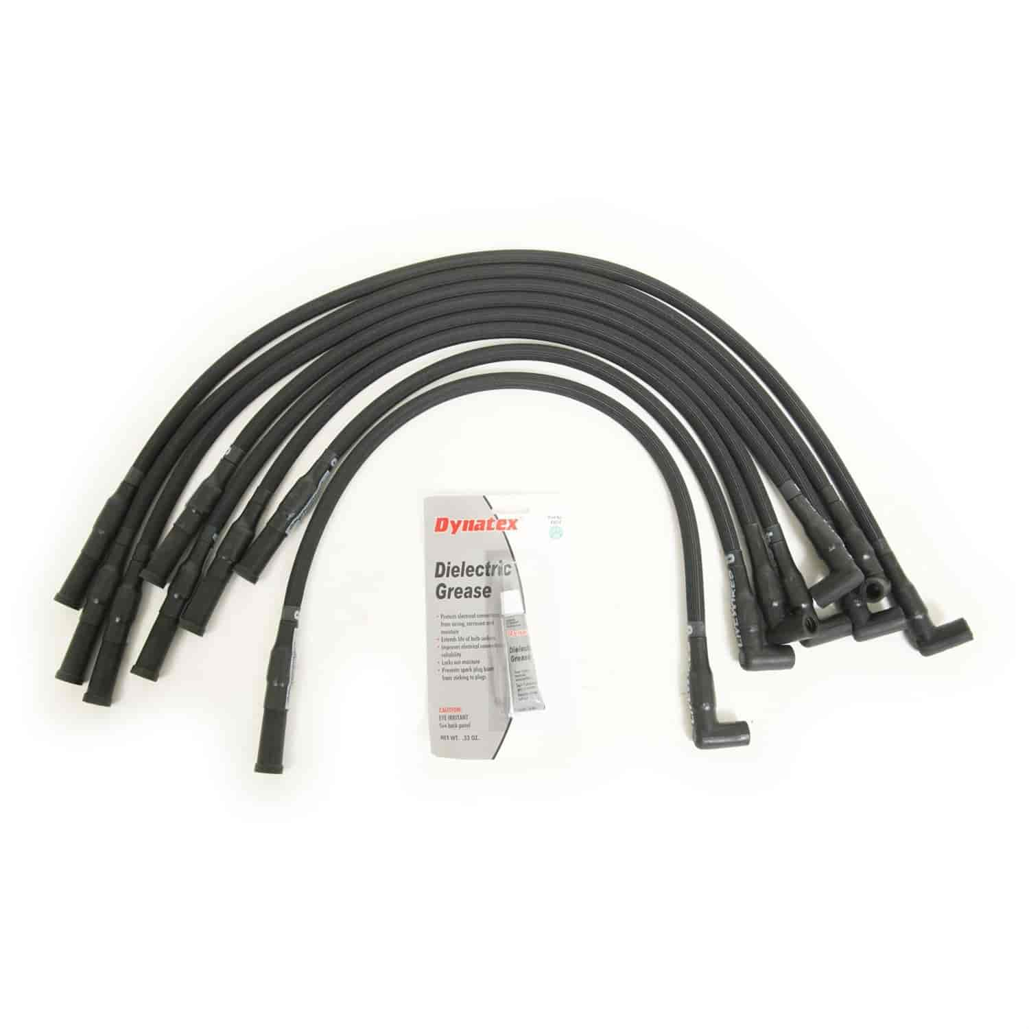 Plug Wires- HEI Term -Black-Chrysler 318-340-360 cid