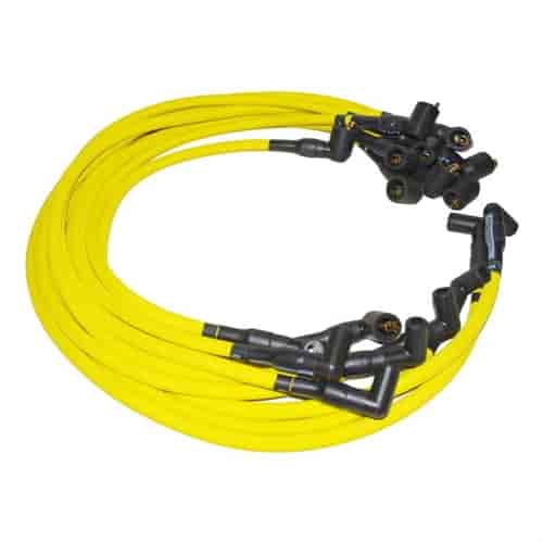 Plug Wires- Pts. Style Term -Yellow-Chrysler 383-400-440 cid
