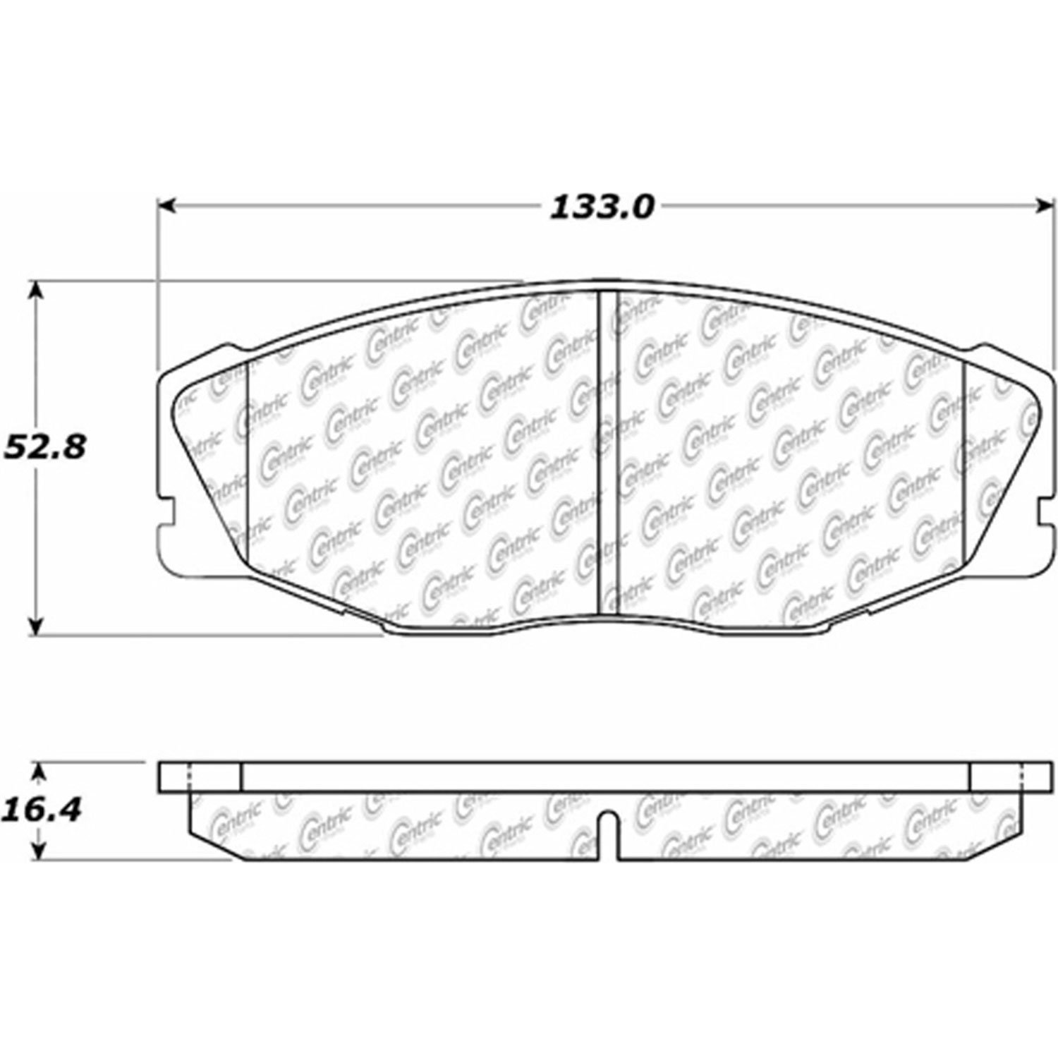 PosiQuiet Ceramic Pads 1993-1998 Toyota T100