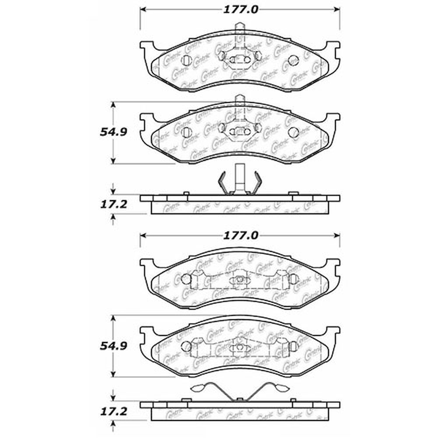 PosiQuiet Extended Wear 1995-2006 Jeep Grand Cherokee TJ Wrangler