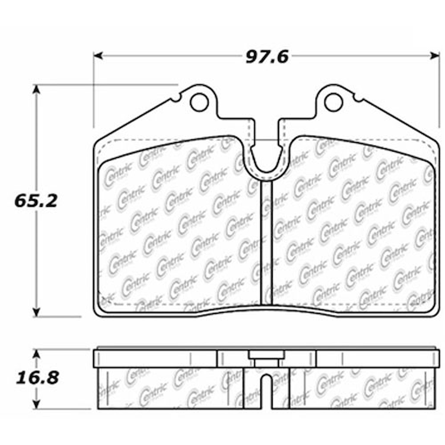 PosiQuiet Extended Wear 1978-2004 Ferrari Porsche 348 GTB 348 GTS 348 Spider 348 TB 348 TS 512 TR 57