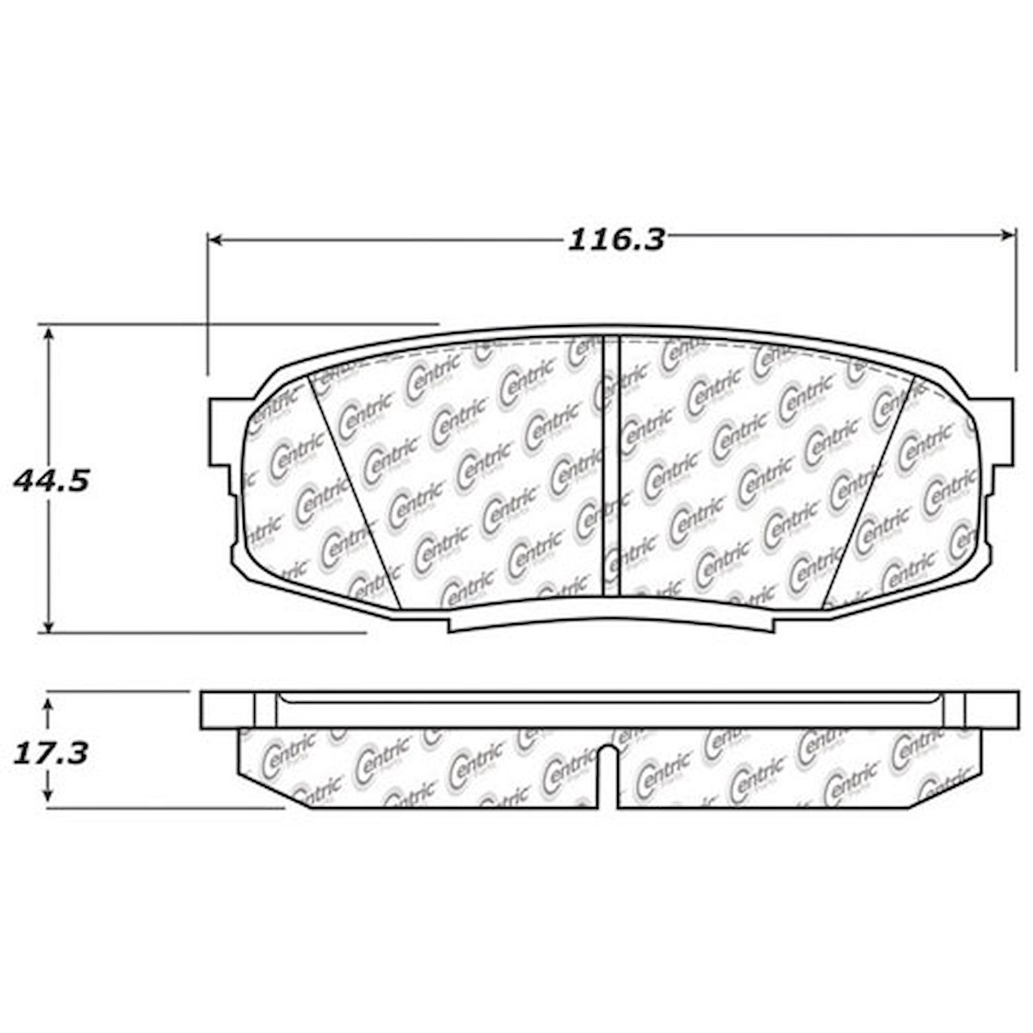 PosiQuiet Extended Wear 2008-2016 Lexus Toyota Land Cruiser LX570 Sequoia Tundra