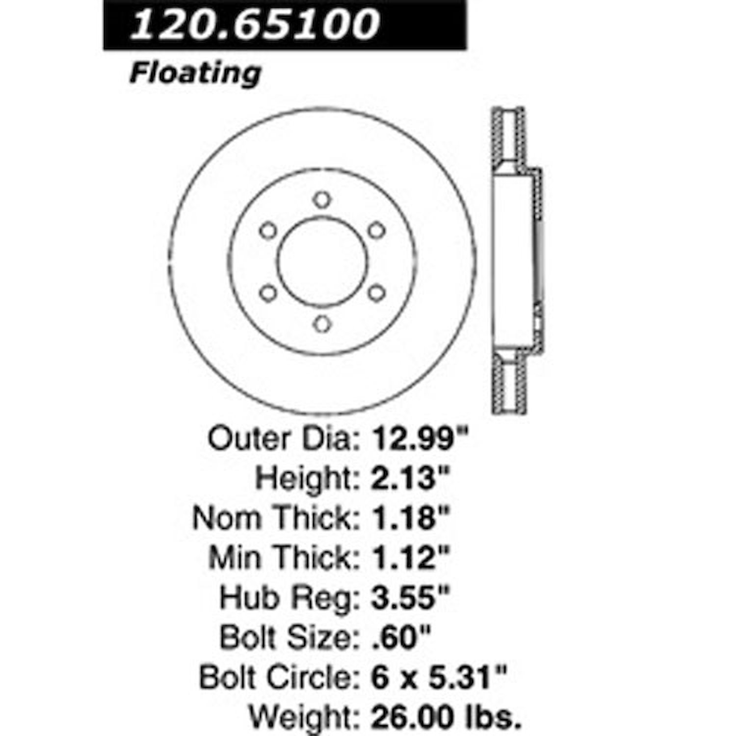 Sport Slotted 2004-2008 Ford Lincoln F-150 Mark LT