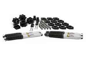 KJ09156BK Front and Rear Suspension Lift Kit, Lift Amount: 3 in. Front/3 in. Rear