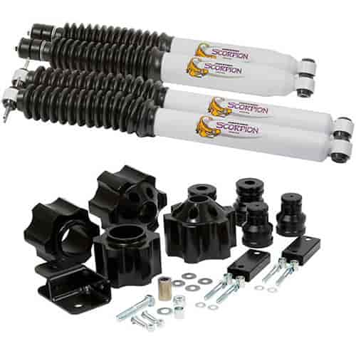 KJ09153BK Front and Rear Suspension Lift Kit, Lift Amount: 3 in. Front/ Rear