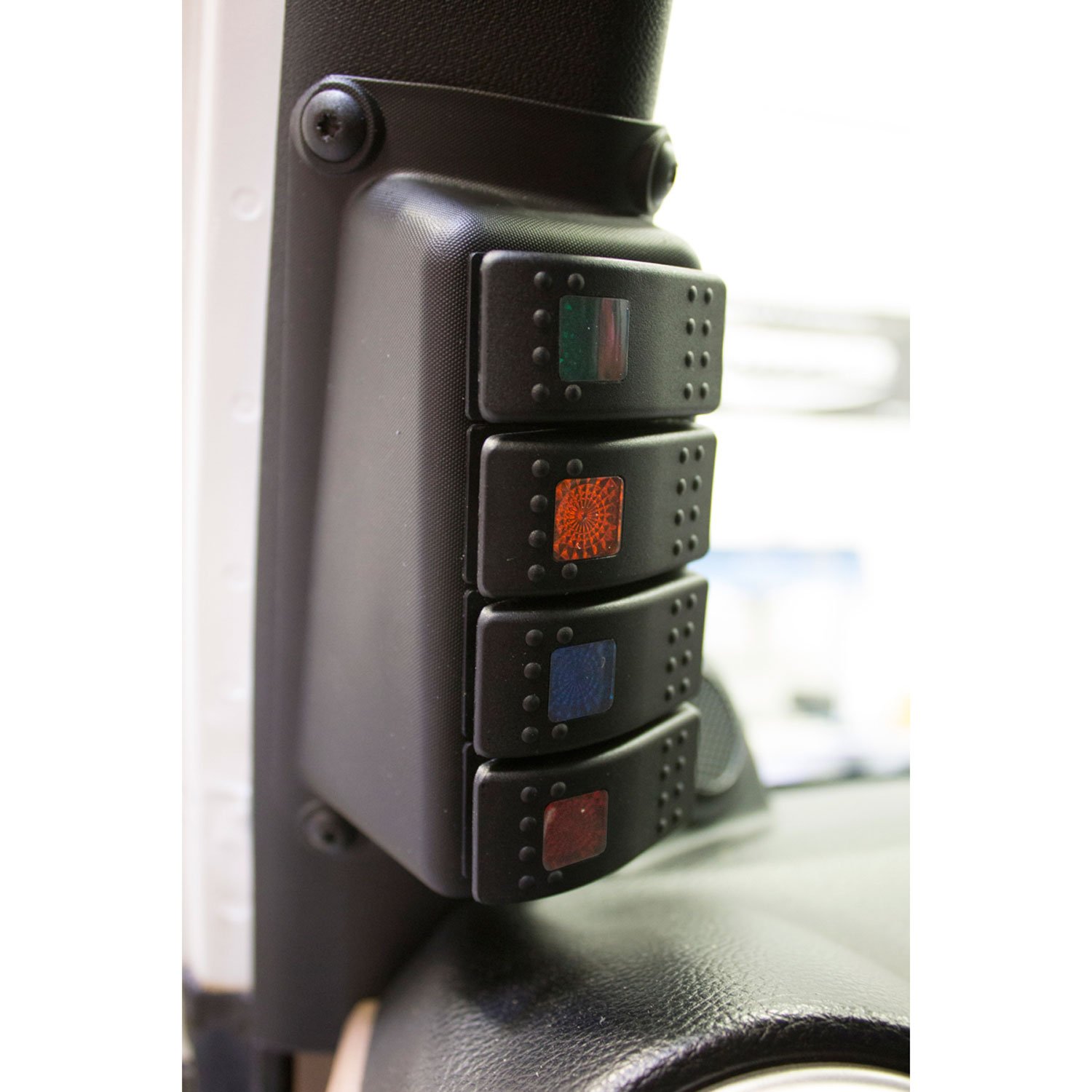 A-Pillar Switch Panel for 2007-2016 Jeep Wrangler JK