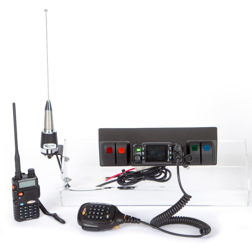 25 Watt 2-Way Radio w/ Handheld Radio for