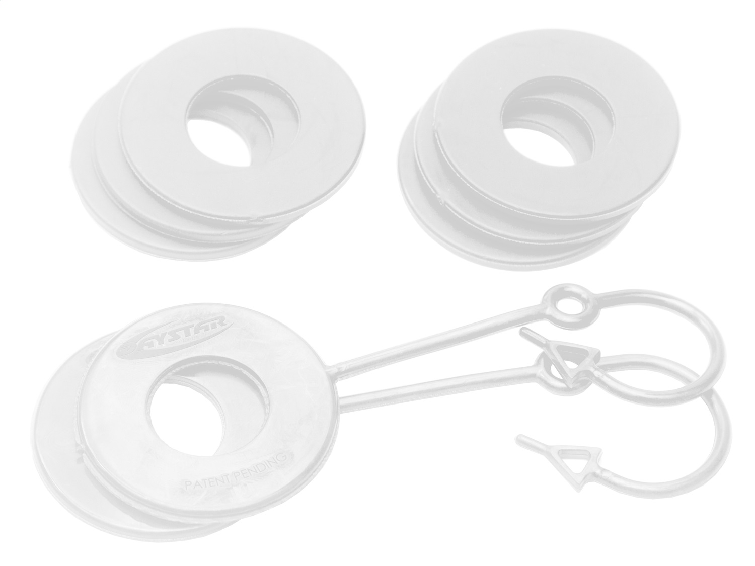 White D-Ring Isolator Kit