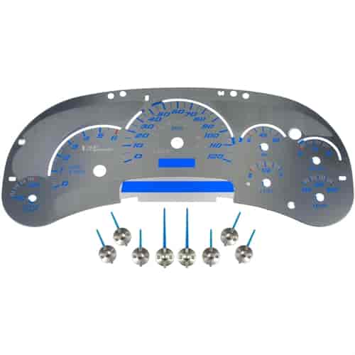 Instrument cluster upgrade kit - Stainless Steel w/ trans temp