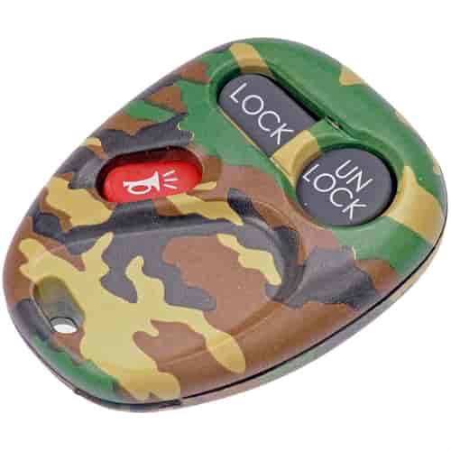 Keyless Remote Case Replacement Green Camouflage