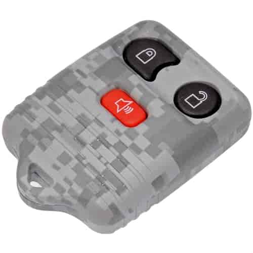 Keyless Remote Case Replacement Gray Digital Camouflage