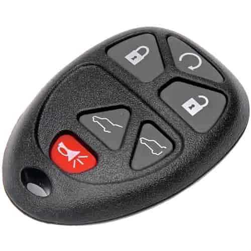 Keyless Entry Remote Case 2007-2014 Cadillac, 2007-2014 Chevrolet, 2007-2014 GMC - 6-Button