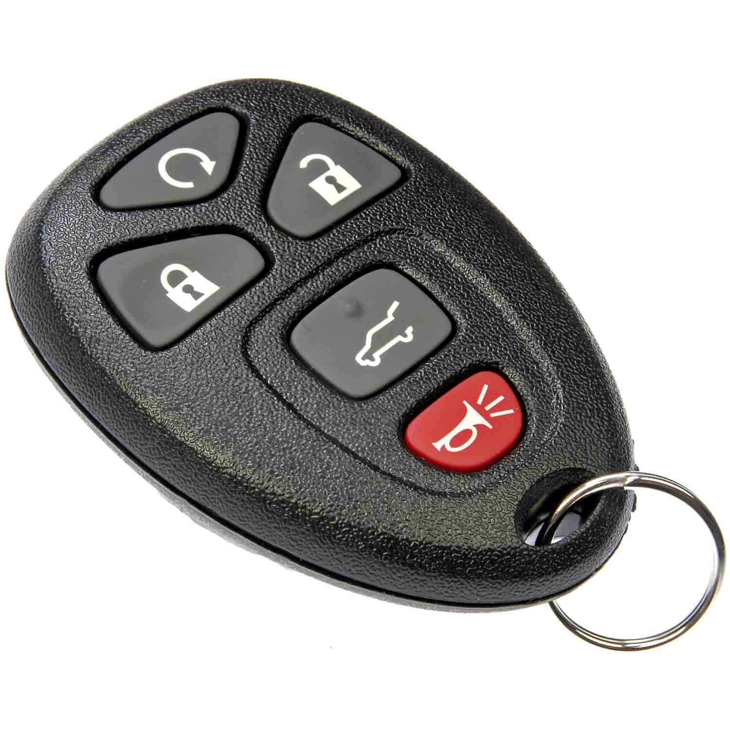 Keyless Entry Remote 2007-2010 Chevy/GMC, 2007-2010 Cadillac/Saturn, 2008-2010 Buick - 5-Button