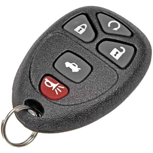Keyless Entry Remote 2004-2012 Chevy, 2005-2009 Buick, 2005-2010 Pontiac, 2007-2010 Saturn - 5-Button