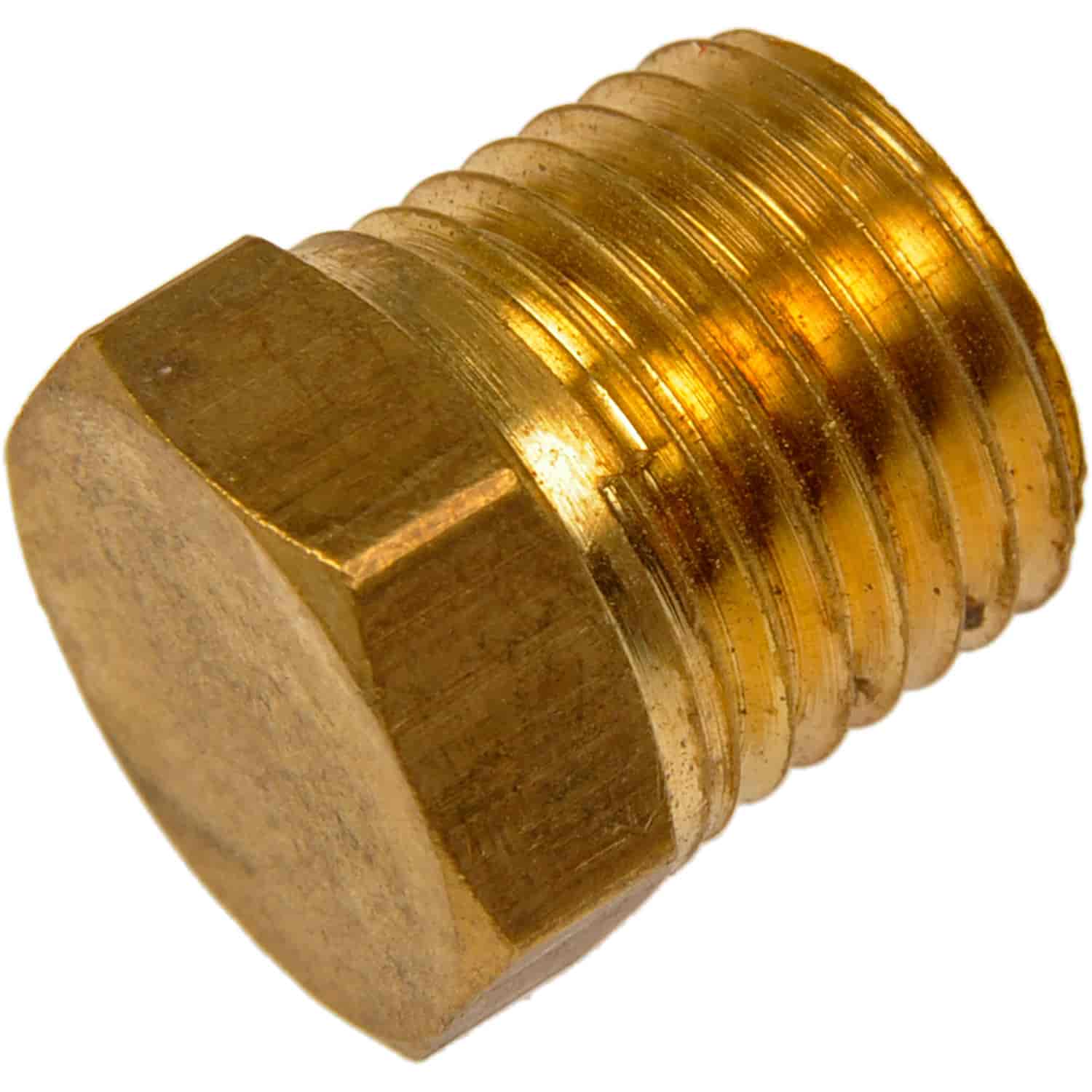 Brass Plug-Pipe Thread- 1/4 In.