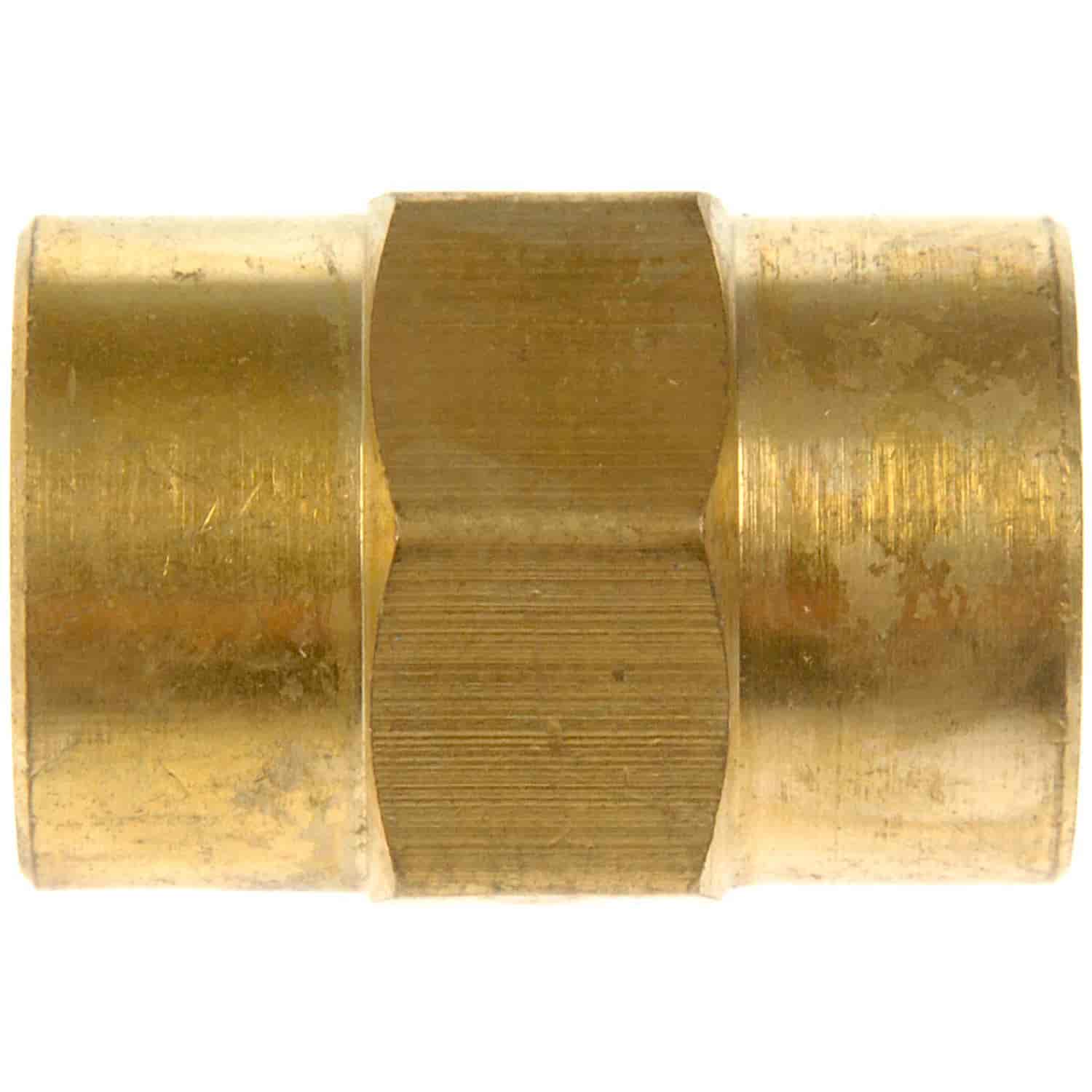 Brass Coupling Fitting 1/8" FNPT
