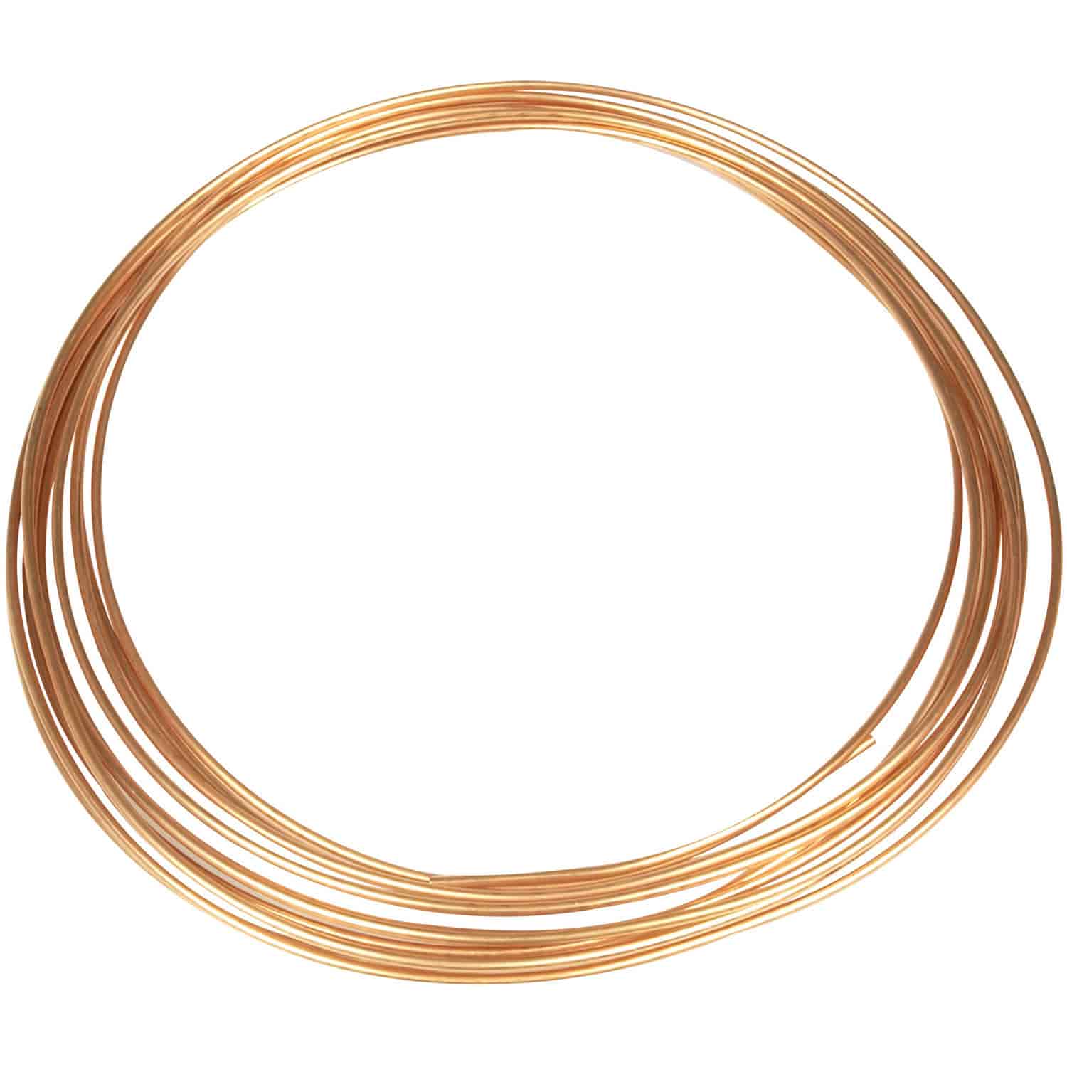 Copper Tubing 1/8" x 25' x .030"