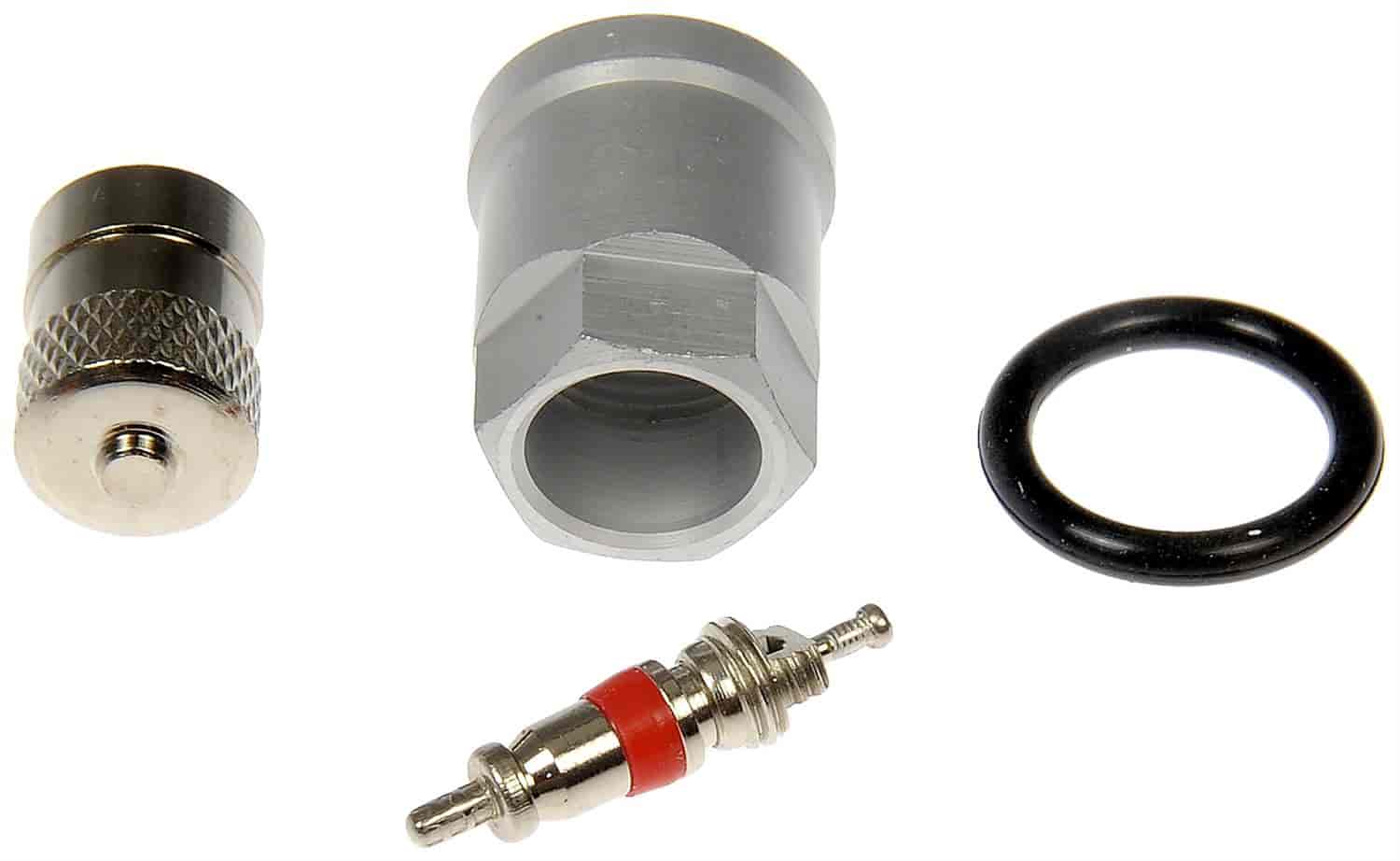TPMS Service Kit - Replacement Grommet Valve Core and Cap