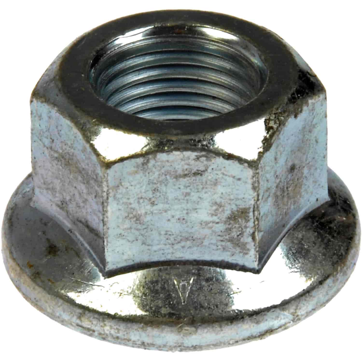 Wheel Nut 9/16-18 Flanged Flat Face - 7/8 In. Hex 5/8 In. Length