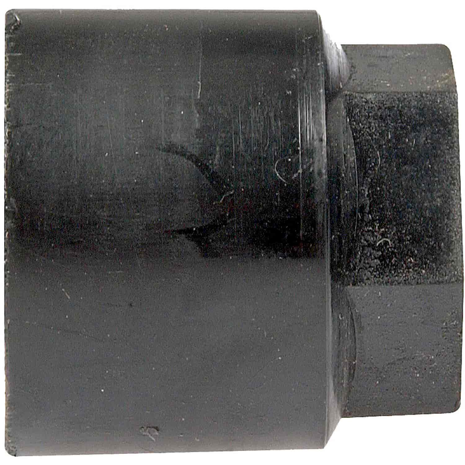 Black Wheel Nut Cover M27-2.0 Hex 22mm