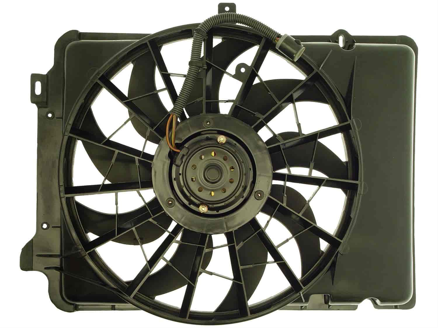 Radiator Fan Assembly without Controller 1990-1994 Lincoln Continental, 1990-1995 Ford Taurus/Mercury Sable