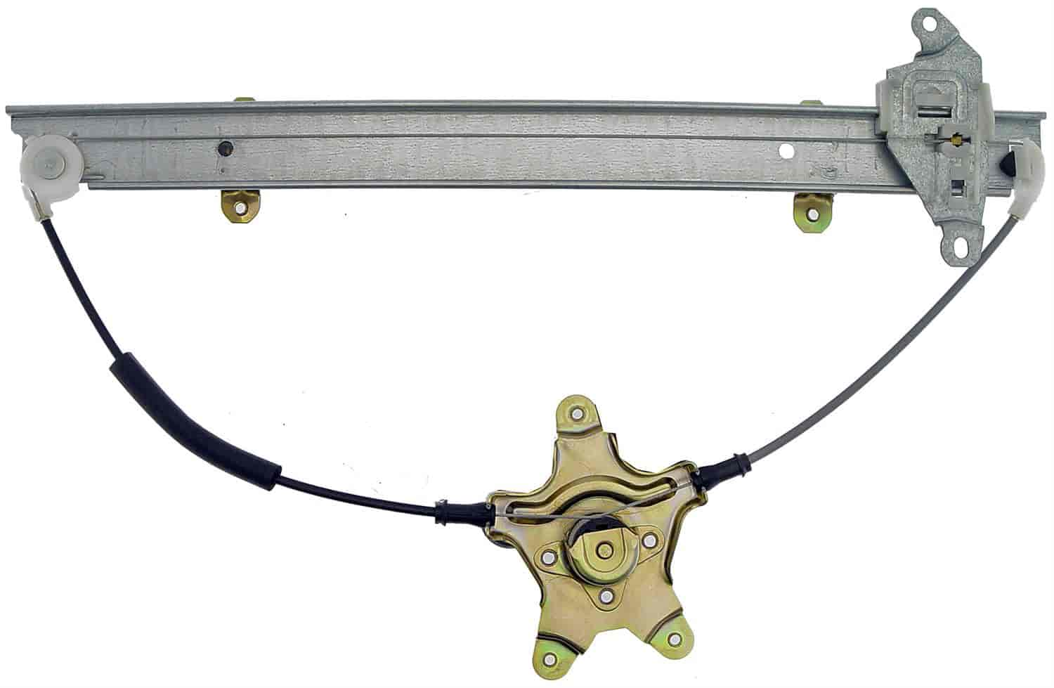 Window Regulator Only, Manual 1991-94 for Nissan fits Sentra Front - Left