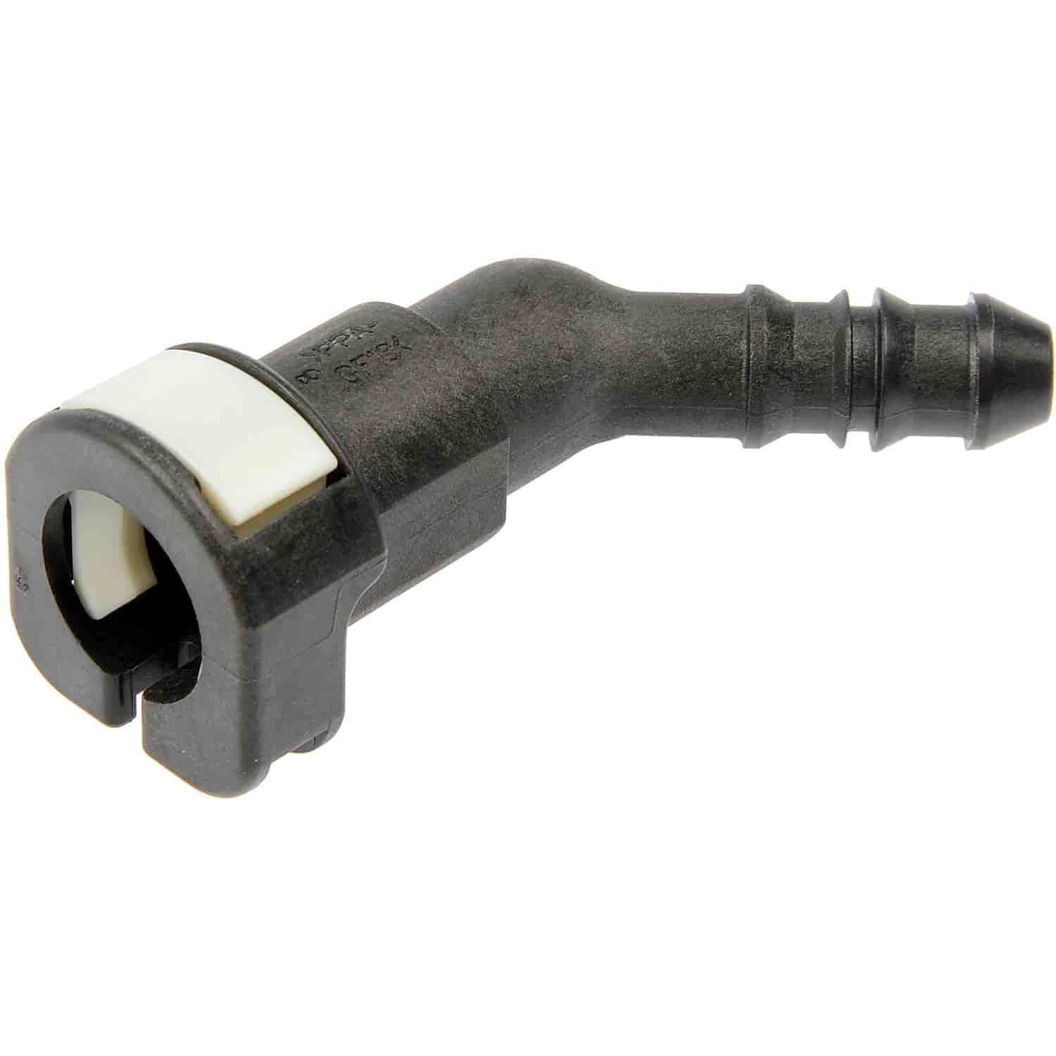 Fuel Line Retaining Clip 5/16 in. Steel to 5/16 in. Nylon [45 Degree]