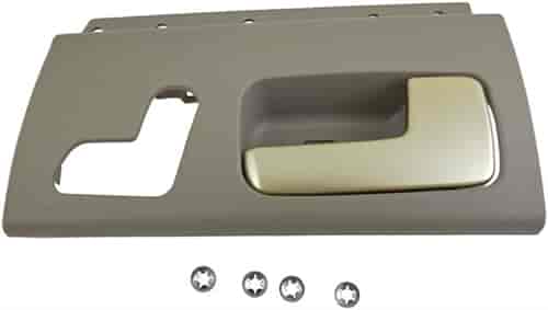 Interior Door Handle Front Right Kit Chrome Lever Gray Housing