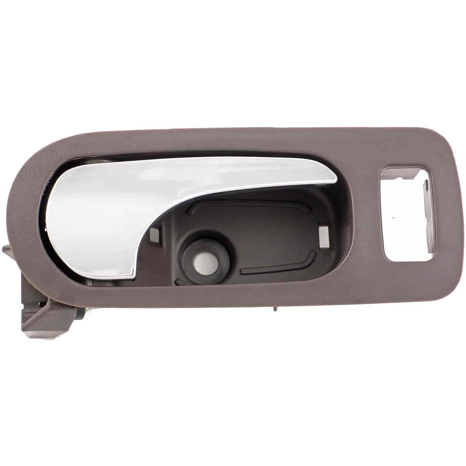Interior Door Handle - Front Right - Chrome Lever+Brown Housing Cocoa