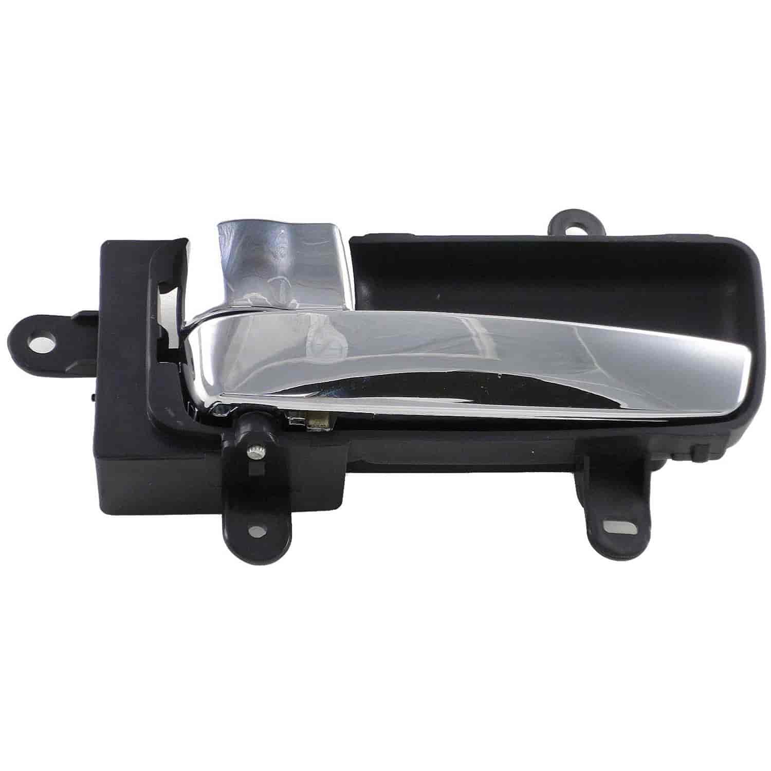 Interior Door Handle Front LH Rear LH Black and Chrome
