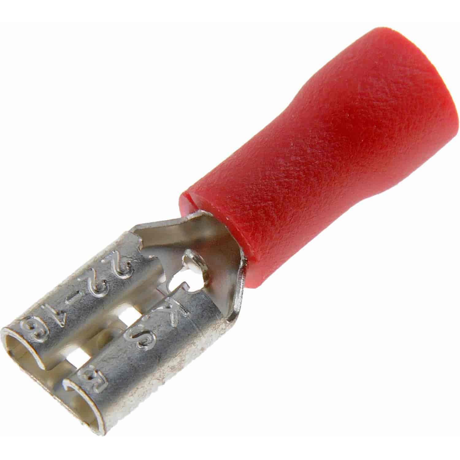 22-18 Gauge Female Disconnect .187 In. Red