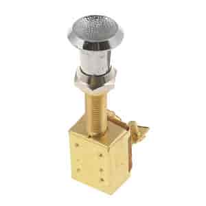 Brass Push-Pull Switch 2-position screw terminals