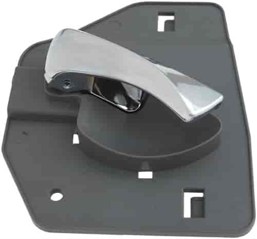 Interior Door Handle Front Right Chrome Lever Light Gray Housing