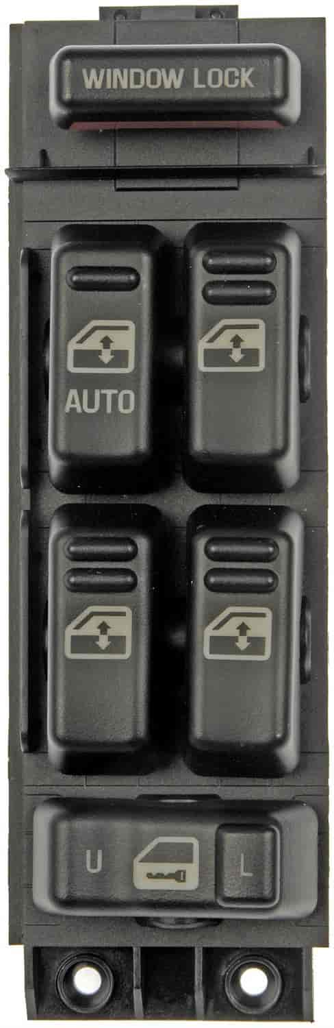 Power Window Switch- Front Left 6 Button