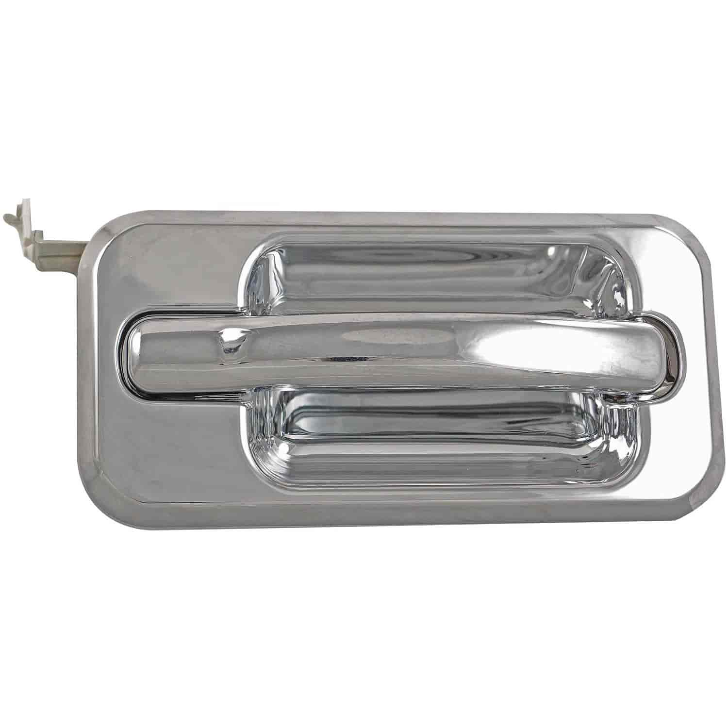 Exterior Door Handle Front Right No Keyhole Chrome