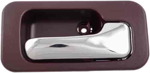 Interior Door Handle Rear Right Chrome/Red